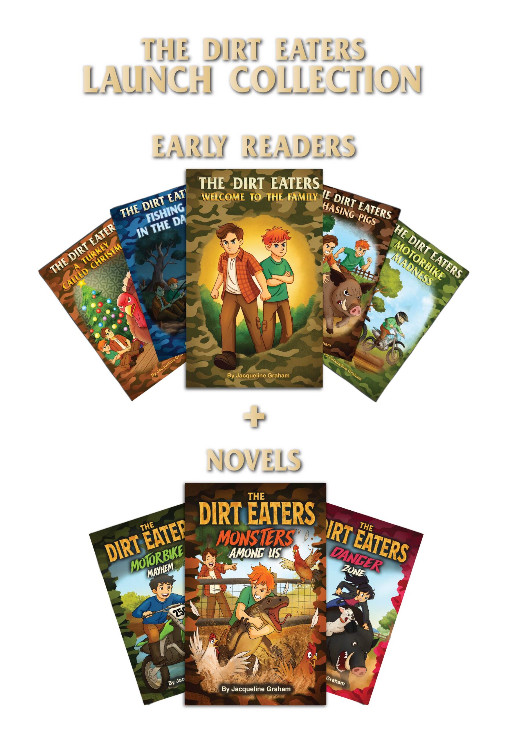 “The Dirt Eaters” Launch Collection (8 Books)